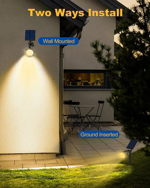 Top Notch Solar Spot Lights Outdoor 10 Pack Rock Solid Landscape Path And Wall Lights With Smart Auto On Off Sensor Four Easy Lighting Modes Weatherproof Garden Walkway Bolts Steady Warm White Focus For Patio Vibes