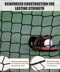 Reinforced 20 Foot Baseball And Softball Batting Cage Net For Backyard Practice Portable Hitting Net With Carabiners And Carry Bag UV Resistant PP