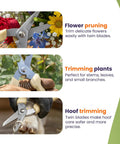 Multipurpose Hoof Trimming Shears 7 Inch For Hoof Care Gardening Floral And Agricultural Tasks With Precision Cutting Blades