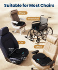 Memory Foam Seat Cushion For Office Chairs And Cars, Doctor Recommended Ergonomic Comfort For Tailbone Pain Relief And Sciatica in various chairs