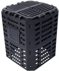 Large 90 Gallon Outdoor Compost Bin For Fast Fertile Soil Creation With Four Sided Ventilation Top Lid And Bottom Door BPA Free Material