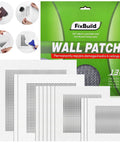 Drywall Repair Kit With Aluminum Patch Set For Quick Hole Fix, 13 Piece Wall Patch Kit; includes 2x2, 4x4, 6x6, 8x8 inch patches