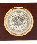 Go To Portable Alloy Compass With Wooden Box For Camping And Hiking Essentials Vintage Aluminum Outdoor Gear For Fishing And Backpacking Adventures Everyday displayed on wooden box