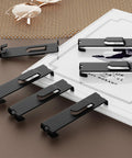 15 Pack Gridwall Notch Hooks Black Utility Hangers for Grid Wall Panels Pegboard Display on table