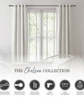 Chelsea Ball End Curtain Rod For Windows, No Fuss Adjustable 48 To 86 Inches Extendable Steel Rod In Black Finish, Durable 5/8 Inch Diameter For Light To Medium Weight Curtains, Easy Install