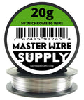 Spool of 80-50 Wire 20 Gauge 50 Ft 0.81mm 0.032in High Temp Heater Wire For Hot Wire Foam Cutters And Do It Yourself Projects Made In USA 0.64 Ohms Per Foot Annealed Soft Round