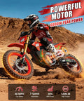 Off Road Electric Dirt Bike For Adults With 6000W Peak Mid Drive Motor 46 MPH Top Speed 60V 30Ah Battery 60 Mile Trail Ride