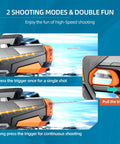 Electric Water Gun For Adults And Kids Auto Filling Squirt Gun With Long Range Epic Power Large Capacity Water Blaster shooting modes demo
