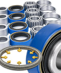 Two Pack HD Switch Front Wheel Bearing Rebuild Kit with Spring Loaded Seals for Mowers Replaces 482621 482622 43584 482503