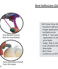 Pro Grade 3D Printer Tool Kit with filament cutter and adhesive glue sticks for cleaning and finishing 3D prints.