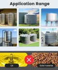 Various water and oil tanks suitable for Smart WiFi Water And Oil Tank Level Sensor With Remote Alarm Monitor For Home Use.