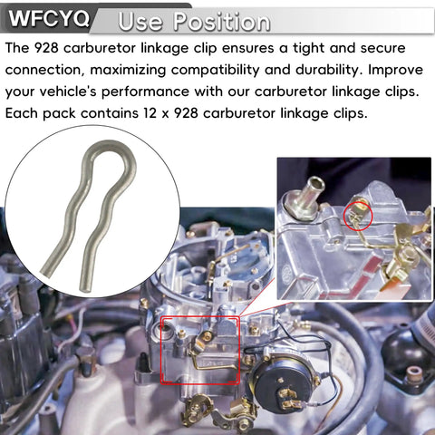 Throttle Cable Linkage Clips 928 Zinc Carb Linkage Clips Kit Qty 12 For Carbs And Choke Linkages On 2 Bbl 4 Bbl Tri Power And Dual Quad Setups Built Tough Micro Clip Accessories on carburetor linkage