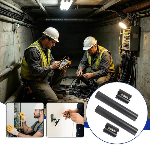 Ultimate Underground Electrical Wire Splice Kit Featuring Two Heavy Duty Heat Shrink Tubes For Robust Direct Burial Seals That Keep Water And Debris Out While Providing Reliable Solid Connections For A Super Smooth Mounting Job. Underground wire splice kit with two heat shrink tubes for direct burial