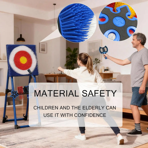 Axe Throwing Game For Backyard Set With Target Board, Eight Throwing Axes And Eight Stars, Family Outdoor Yard Game For Backyards