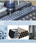 20 Piece Straight Flute Thread Tap Set For 8 32 UNC Right Hand Threading In High Speed Steel HSS 6542 Taps in use on metal materials