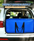 Ultra Heavy Duty 57 Gallon Jumbo Moving Storage Bag in SUV, Blue Tote for Clothes, Bedding, Pillows, Large Organizer