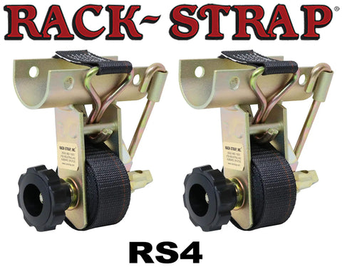 Two Pack Rack Strap Tie Down for Ladder Racks With Round Mounting Brackets Bolt On Or Weld On Hardware Included 1 5 8 Inch Round