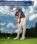 Golfer practicing with Soft Foam Golf Balls For Backyard Practice 41mm Realistic Feel And Long Lasting Durability