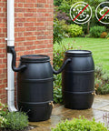 Rain Barrel Hose Connector Kit With Downspout Diverter Links Rainwater Overflow And Stores More Water, 4 Pieces, garden setup