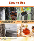 Steps to use Stainless Steel Maple Syrup Tapping Kit With Six Spiles And Hooks And Two Cleaning Brushes For Easy Sap Collection