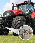 Heavy Duty Linch Pins With Ring Set Six Pack Quarter Inch By One And Three Quarter Inch Galvanized Carbon Steel Rust Resistant on tractor