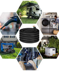 Rugged 25 Foot 12 Awg Soow Cable Portable Power Cord in various outdoor and indoor settings, demonstrating versatility and toughness.