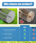 Comparison of Large 27 Inch Compost Spreader for Lawn and Garden With Adjustable Handle vs others, highlighting features