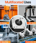 Three YEJMKJ Nema 17 stepper motors, 1.8°/2‑phase, 42×26mm, 0.26Nm, 24mm shaft, 1m cable for 3D printer/CNC/robot