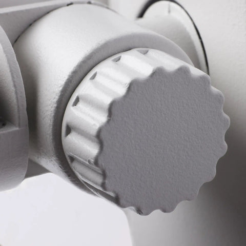 Close-up of adjustment knob on Dual Head Outdoor Led Security Light With 3000K Warm White Weatherproof Wall Mount Energy Star Certified