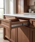 Heavy Duty Side Mount Drawer Slides 12 2 Inch With 17mm Groove Two Way Ball Bearing Runners on open wood kitchen drawer