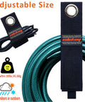 Extension Cord Holder Organizer 10 Pack Heavy Duty Storage Straps 17 Inch And 13 Inch Wrap Hanger Holds 100 Lbs