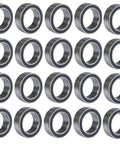 Image of 20 Pack Deep Groove Ball Bearings 8Mm Inner Diameter 12Mm Outer Diameter 3.5Mm Bore Double Rubber Sealed Chrome Steel in rows.