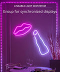 Dots LED String Lights An App Controlled Flexible Color Changing Mood Decor With 60 RGB Segments 200 LEDs Across 33 Feet On Black Wire