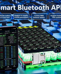 Smart Bluetooth APP interface for Badass 200A Smart Lithium Battery BMS Featuring Hella Tight 2A Active Cell Balancing And Fast Heating Circuit.