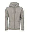 Tall Length Full Zip Fleece Hoodie For Men With Slim Tall Tailored Fit Midweight Comfort Soft Fleece Lining Durable Long Lasting Jacket XL Mink