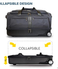dance competition travel bag with collapsible design and wheels