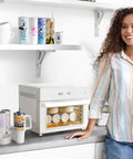 32Qt Side Hustle Essential Convection Sublimation Oven Running Custom Drinkware Crafts Smooth With 1800W Quick Heat Plus Hot Air Gun Wraps Gloves Transfer Tape with mugs and tumblers on display.