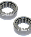 Two Rear Wheel Bearings Replacement Set For Buick Cadillac Chevy GMC Isuzu 4WD Vehicles Premium Quality Bearings For Smooth Ride And Long Lasting Durability Easy Install Ready To Roll, shown in close-up view.