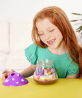 Plant And Grow Unicorn Forest Terrarium Kit For Kids With Unicorn Figures, STEM Learning Toys, screen-free craft kit
