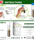 All In One Soil pH And Nitrogen Testing Kit 100 Pack with instructions for using the pH tester and nitrogen test tube