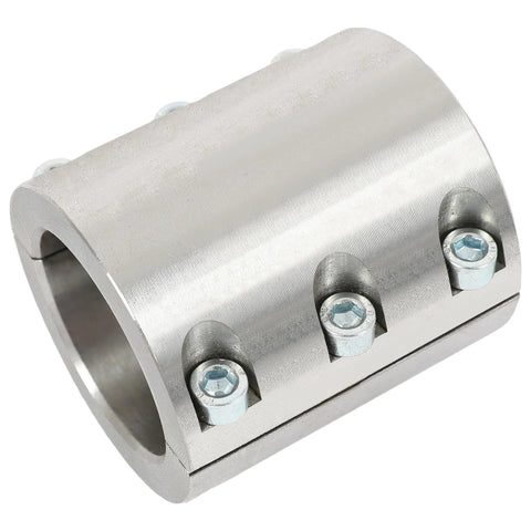 Heavy Duty 4 Pack Split Collar Tube Clamp for UTV Roll Cages, steel construction, fits 1-3/4 inch OD tubing, close-up view
