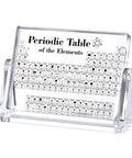 Cool Clear Acrylic Periodic Table With Real Elements Inside Size 6.7 By 4.7 Inches Ultimate Educational STEM Gift For Kids Students And Science Teachers