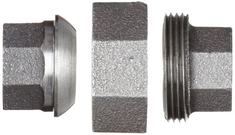 Three views of Malleable Iron Pipe Fitting Union 2 Inch NPT Female Galvanized Finish Rust Resistant Plumbing Connector