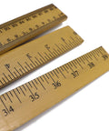Pack Of 10 39 Inch Wood Double Sided Meter Sticks Yardstick Ruler With 100 Centimeters And 39 Inch Scales Thick Durable Wood Construction No Metal Edge Ideal For School DIY Projects Home Workshop, wooden rulers close-up