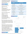 Load Cell Amplifier And Weighing Transmitter With RS485 4-20mA 0-5V 0-10V Outputs, No Fuss Modifiable LED Display, English Interface, Multi Protection Sensor Unit For Precise Weight Readings And Easy Setup. DIN rail module dimensions and wiring diagram