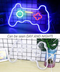 LED Gamer Neon Sign For Game Room Decor, 16x11 Inch Neon Wall Light With Acrylic Backboard, USB Powered 5V Low Voltage