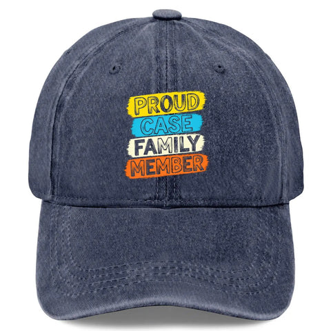 Lightweight Navy Blue Cap For Women With Dope Front Artwork Adjustable Buckle One Size Fits Most Casual Everyday Hat