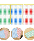 Self Adhesive Arrow Stickers For Office And Lab Labeling, Mini Synthetic Paper Arrows For Quick Directional Guidance, Bin Identification, Wiring And Equipment Labels, Perfect For Planners, Binders, And Charts, red blue green sheets