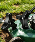 Upgrade Your Ride With These Tough Laqusie Two Piece Screw And Knob Bolts For Lawn Mower Handles Featuring No Tools Needed Universal Fit For Push And Riding Tractors To Fix Worn Grip And Boost Stability Instantly With Durable Steel Build Today, black steel mower handle bolts on lawn tractor