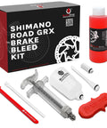 Shimano Brake Bleed Kit With Pro Syringe And 120ml Mineral Oil For Road And Gravel Hydraulic Brakes Easy At Home Maintenance